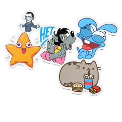 плоттерная резка наклеек