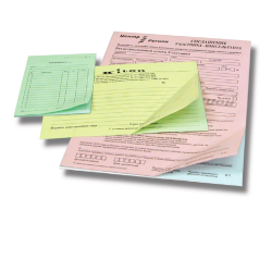 печать самокопирующихся бланков